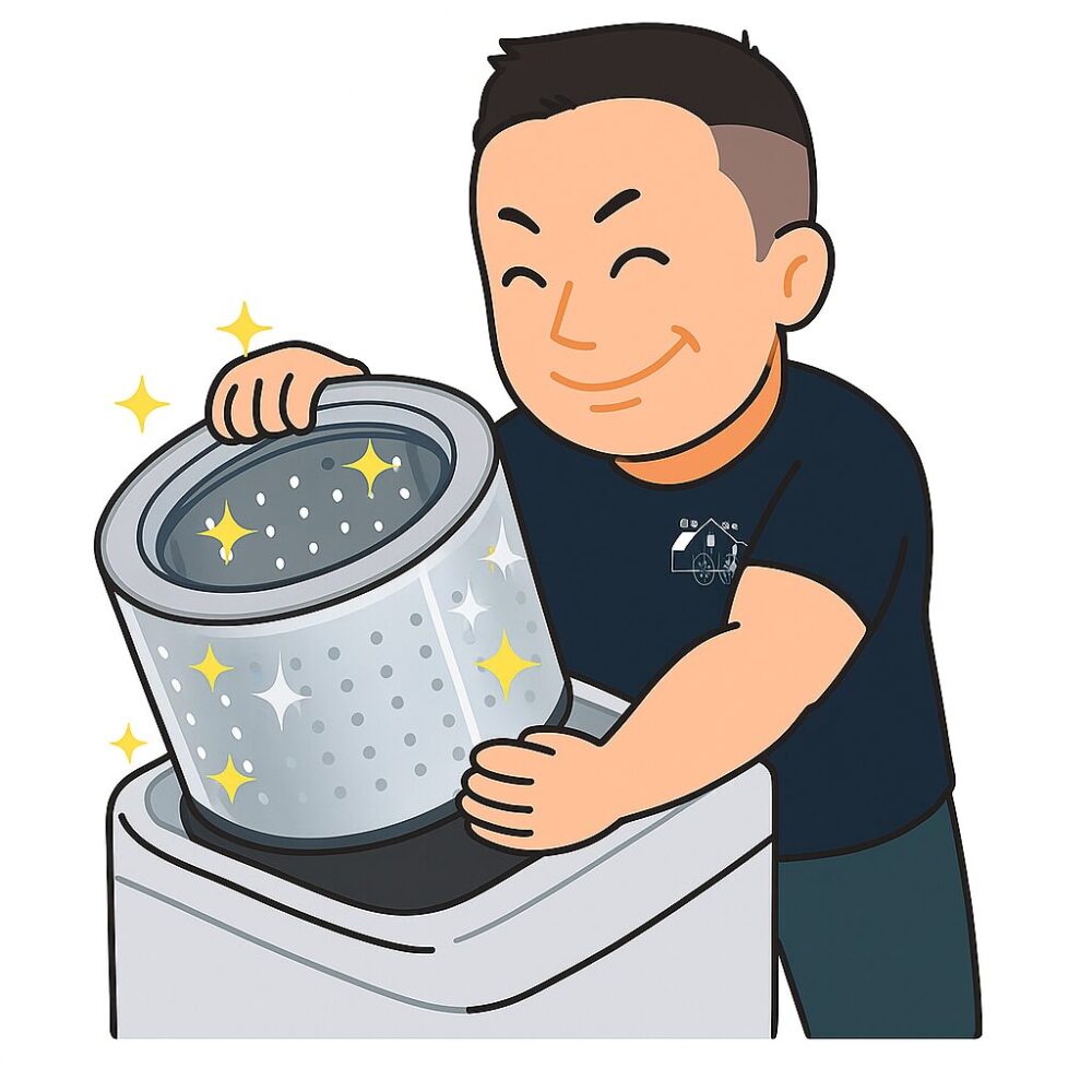 洗濯機分解クリーニング