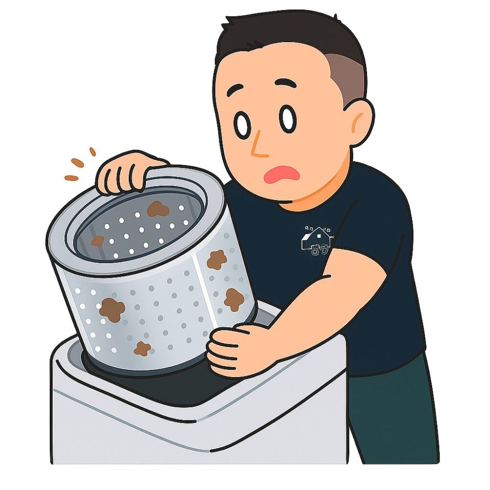 洗濯機分解クリーニング